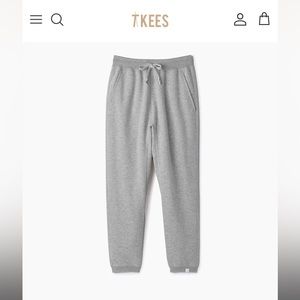 TKEES Grey Core Fleece Jogger size 0
